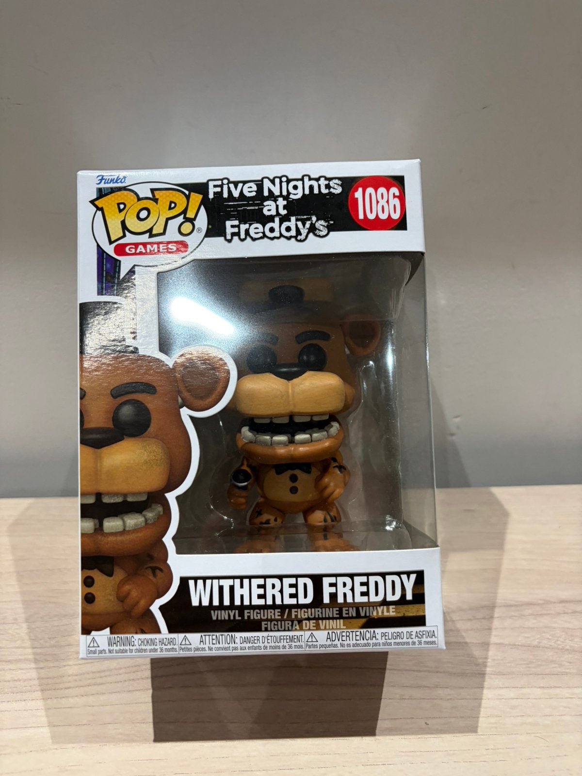Withered Freddy 1086 Funko Pop! Five Nights at Freddy’s FNAF, Verzamelen, Poppetjes en Figuurtjes, Zo goed als nieuw, Ophalen of Verzenden