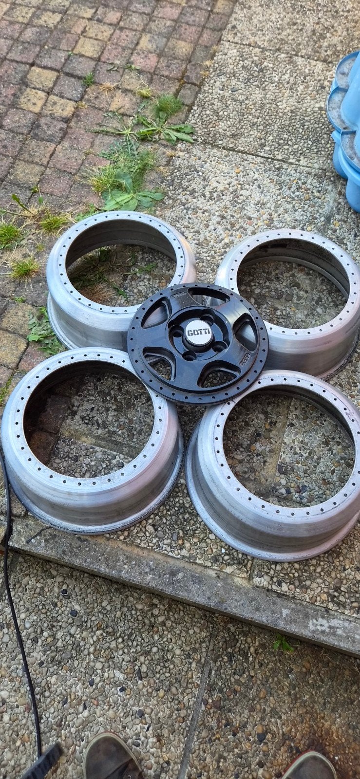 GOTTI J55F – 4 jantes 3 parties démontables – Old School, Ophalen, Gereviseerd, Peugeot