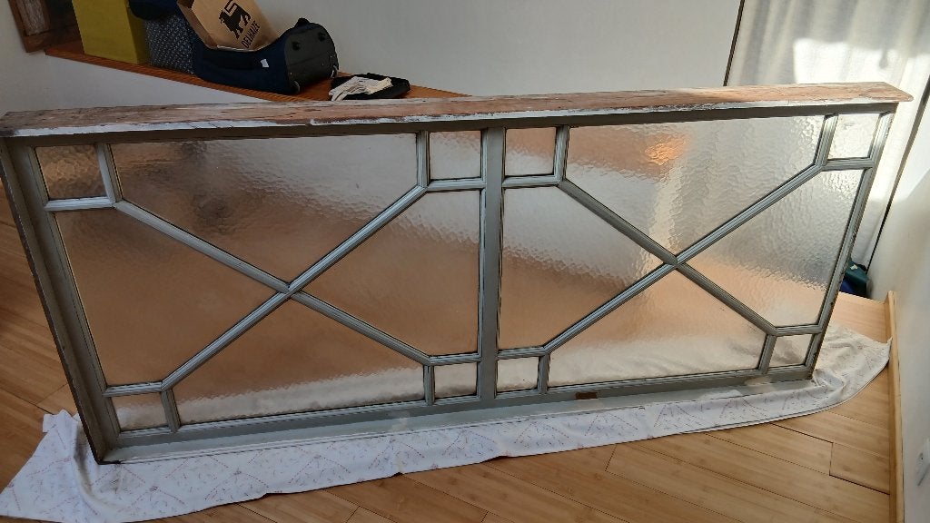 Chassis ancien, Bricolage & Construction, Panneau vitré, 160 cm ou plus, Enlèvement, Utilisé