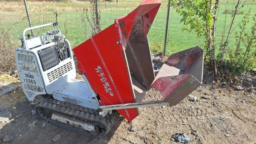 Mini dumper sur chenilles Rotaire rt 70, Enlèvement, Dumper