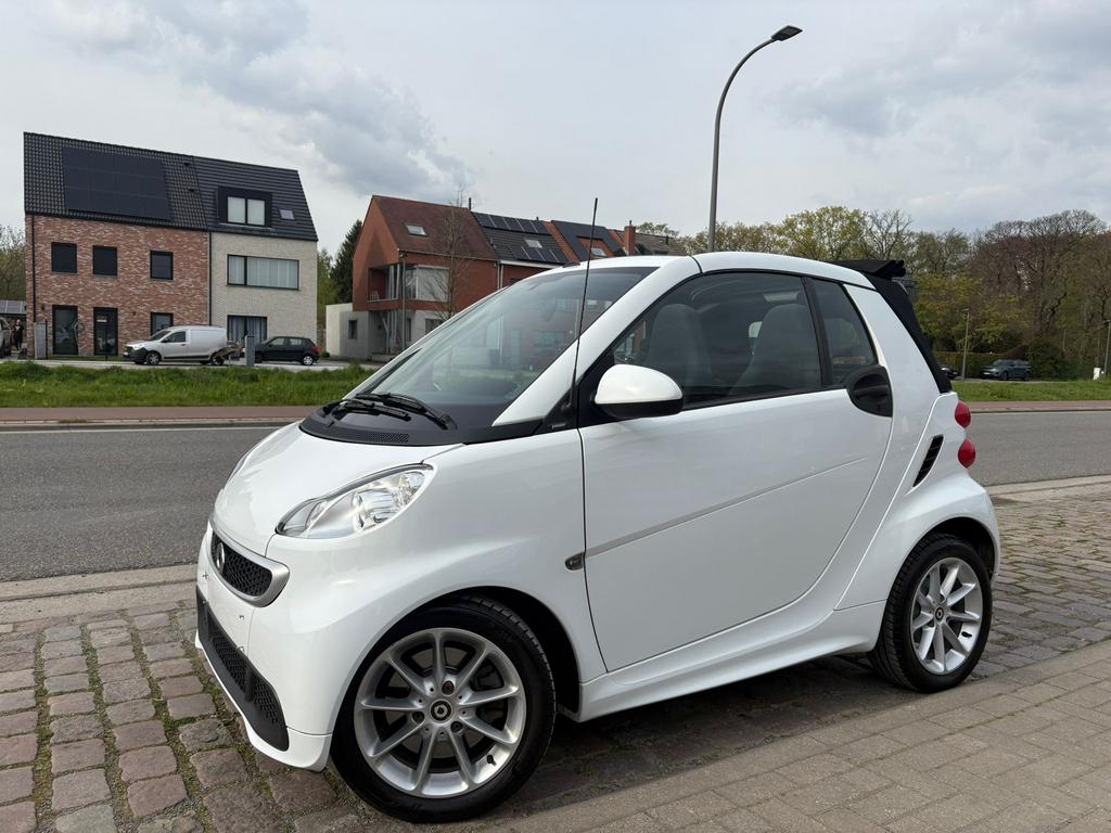 Smart For Two Cabrio | 12 M Garantie | 82Dkm|Benzine | 2013|, Auto's, Smart, Wit, 5 deurs, ForTwo, 999 cc