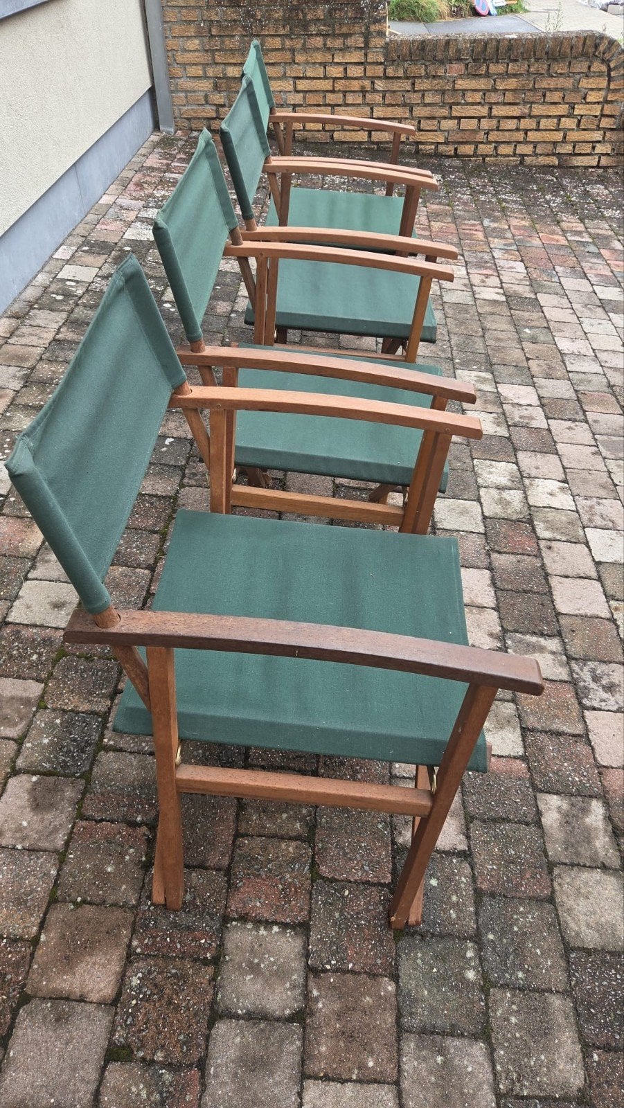 Set van 4 opklapbare stoelen, Huis en Inrichting, Ophalen, Hout, Gebruikt, Overige kleuren