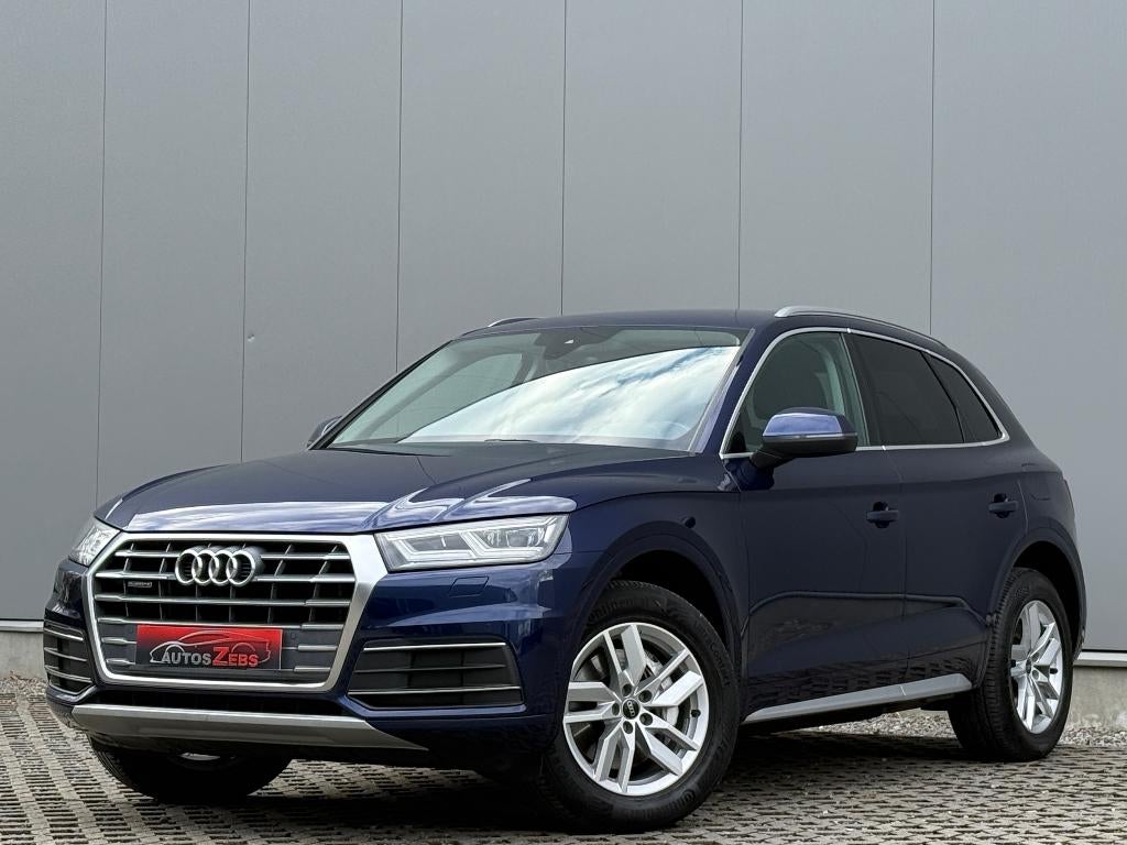 Audi Q5 PHEV 50 TFSi e Quattro S tronic BTW/VAT/TVA, Auto's, 4 cilinders, Blauw, USB, Leder