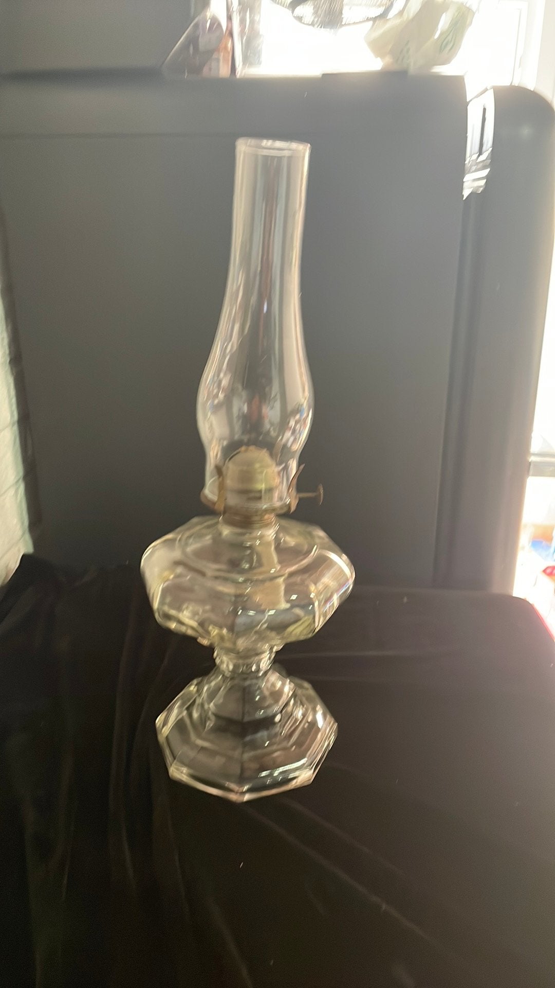 Klassieke olielamp, Ophalen
