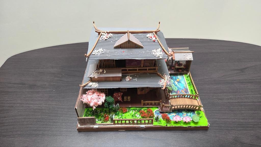 Handgemaakte Japanse miniatuur decoratie, Antiek en Kunst, Ophalen