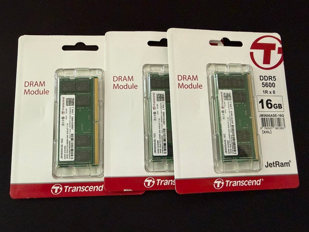 Transcend 16GB JM DDR5 5600MHz SO-DIMM, Computers en Software, RAM geheugen, Nieuw, Ophalen of Verzenden, DDR5, Laptop