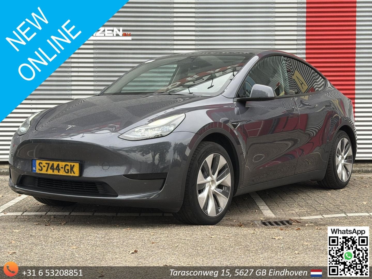 Tesla Model Y RWD 58 kWh | € 19.450,- NETTO! |, Autos, Argent ou Gris, Achat, Entreprise, Bluetooth