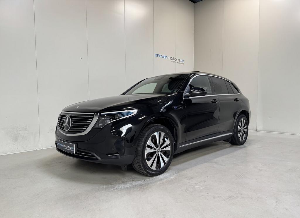 Mercedes-Benz EQC 400 4 Matic - SoH 97% - GPS - Open Dak -, Auto's, Zwart, 0 kg, 408 pk, Zwart