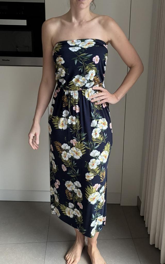 Strapless Bandeau Jurkje van Oasis (Maat S), Overige kleuren, Ophalen of Verzenden, Zo goed als nieuw, Maat 36 (S)
