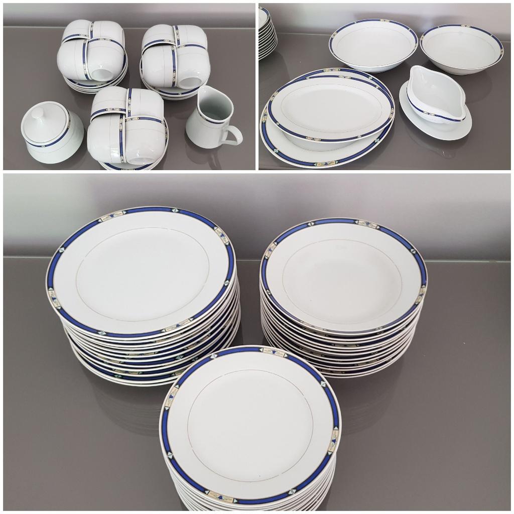 Volledige dinerservice voor 12 personen, Huis en Inrichting, Keuken | Servies, Ophalen, Zo goed als nieuw, Compleet servies