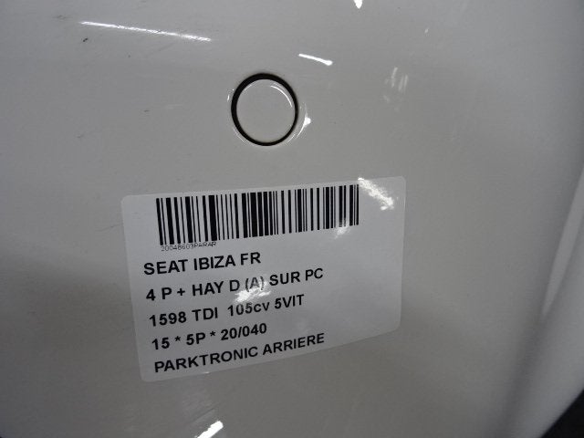 CAPTEUR AIDE AU STATIONNEMENT Seat Ibiza IV (6J5), Utilisé, Seat