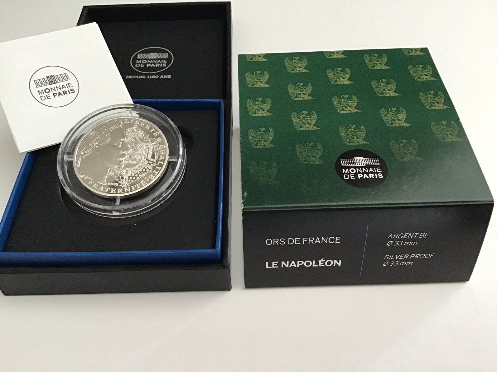 Frankrijk 20 euro 2023 Napoleon III Proof Zilver, Timbres & Monnaies, Monnaies | Europe | Monnaies euro, Enlèvement ou Envoi, France