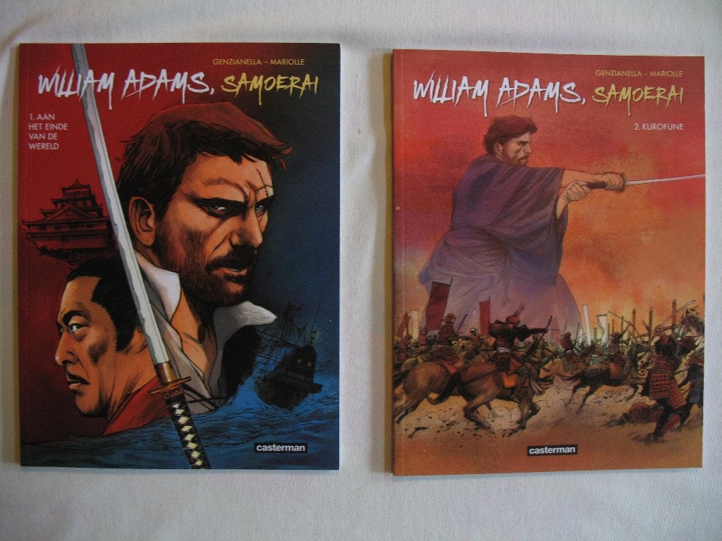 William Adams, samoerai; 1ste druk , complete reeks, Complete serie of reeks, Ophalen of Verzenden, Nieuw
