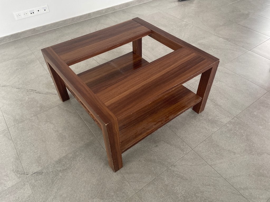 Table salon et étagère à donner, Maison & Meubles, Enlèvement, Utilisé, Verre
