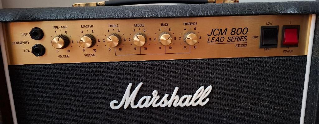 Marshall JCM 800 STUDIO LEAD SERIES Exchange, Muziek en Instrumenten, Versterkers | Bas en Gitaar, Zo goed als nieuw, Gitaar, Minder dan 50 watt