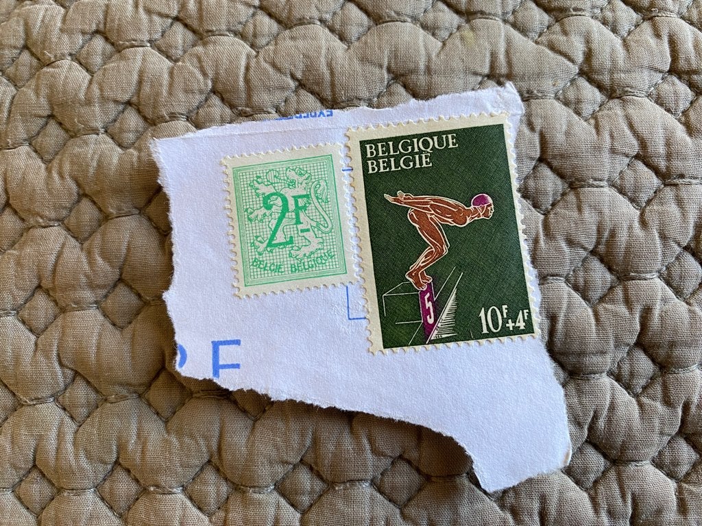 België postzegel Y&T 1372 van 1966 Zwemmen 10F + 4F en 2F, Postzegels en Munten, Postzegels | Europa | België, Verzenden, Niet gestempeld