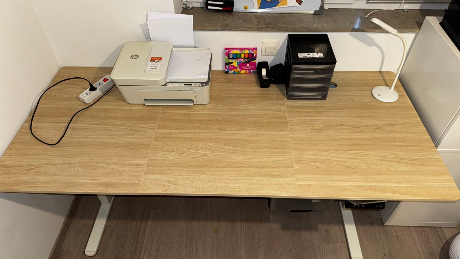 Bureau NIEUW  180cmx80cm, Ophalen, In hoogte verstelbaar, Hout, 180 cm
