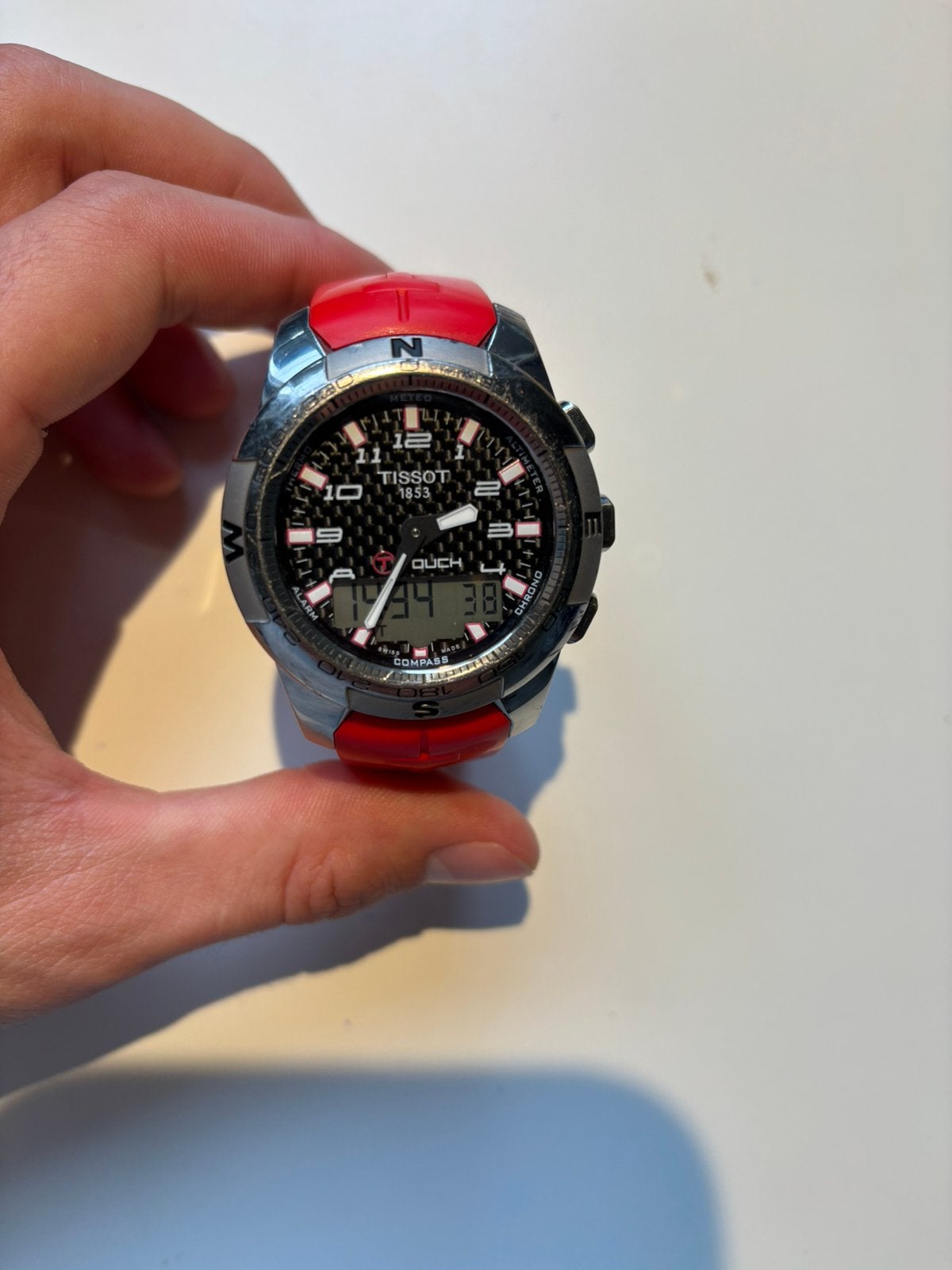Tissot T Touch II special edition, Overige merken, Gebruikt, Staal, Polshorloge