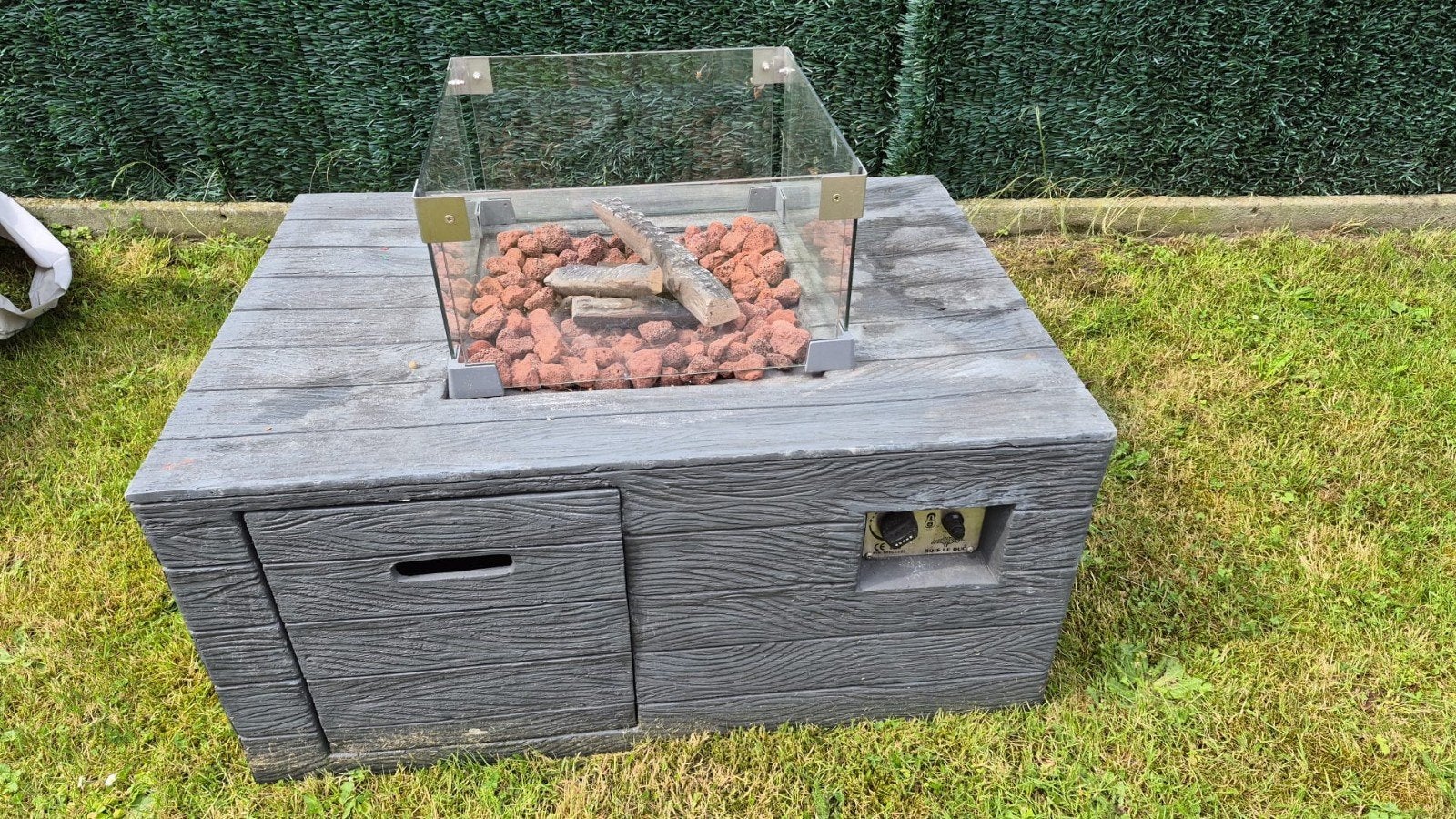 Gasvuur terras - vuurtafel, Ophalen