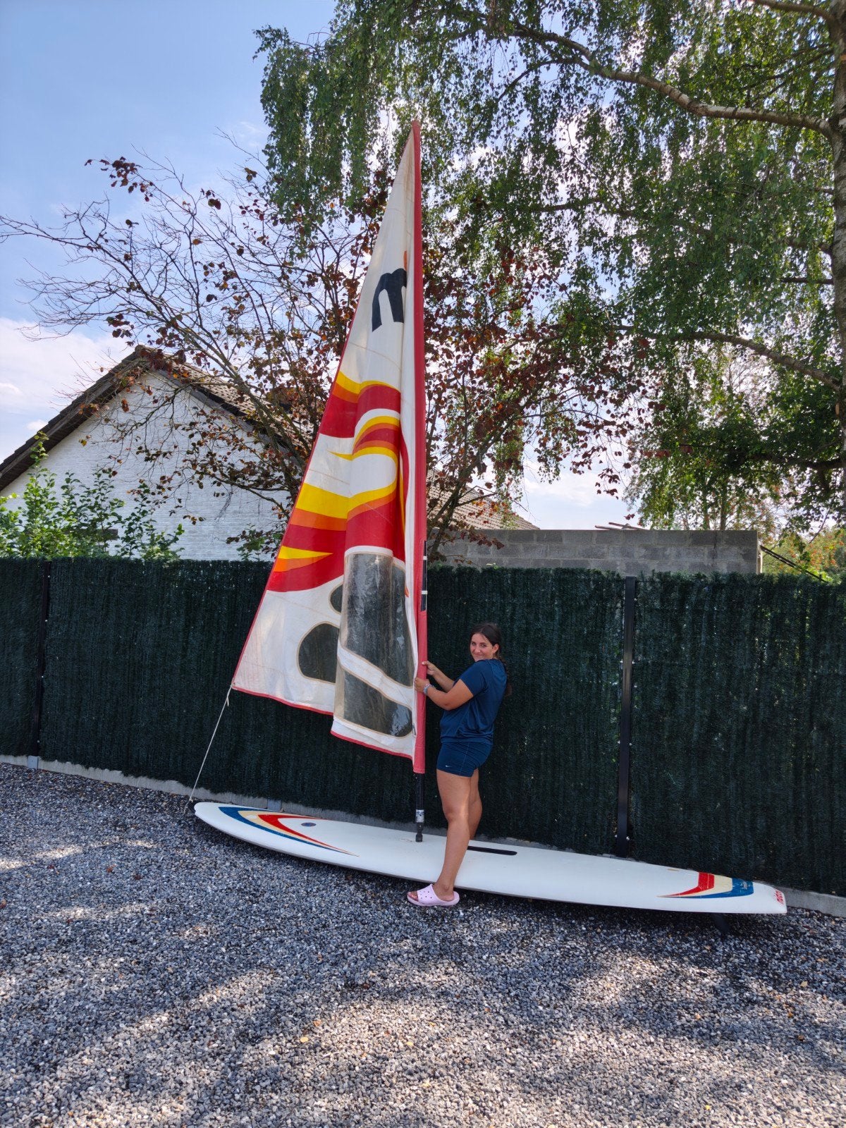 3 planche a voile 2 voiles faire offre, Planche