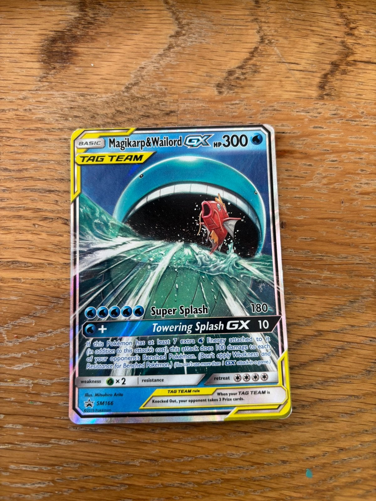Magikarp & wailord gx sm166, Ophalen, Zo goed als nieuw