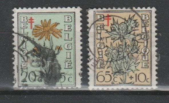 Belge 1949 - n 814 - 815, Envoi, Oblitéré