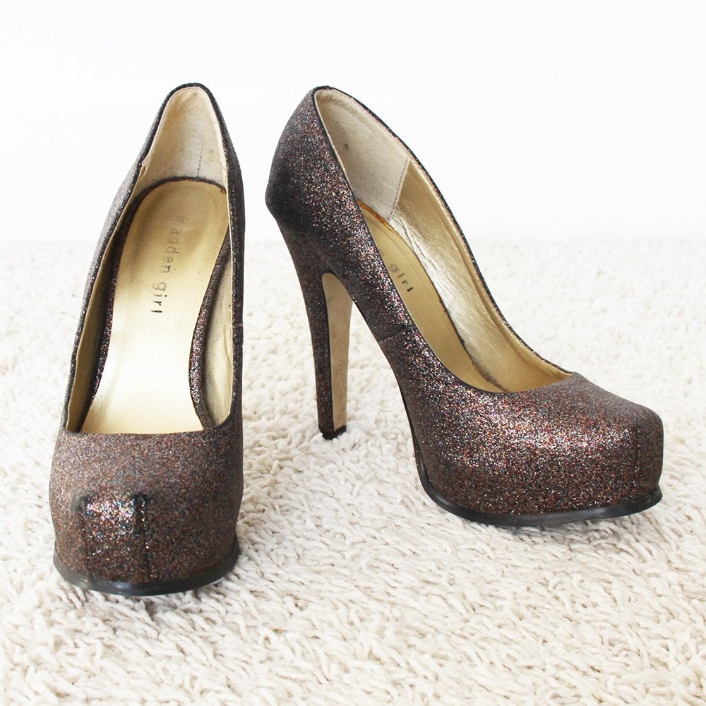 Escarpins à paillettes Madden Girl (taille 38) s21 €65, -, Enlèvement ou Envoi, Autres couleurs, Escarpins, Comme neuf