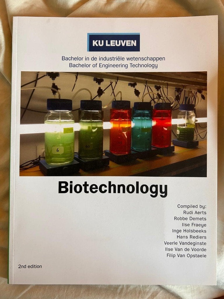 Biotechnology KU Leuven, Boeken, Ophalen of Verzenden, Zo goed als nieuw