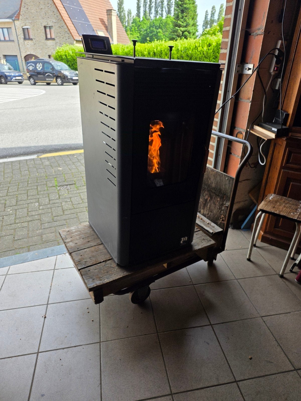 Pelletkachel TMC 9.5 kw, Enlèvement ou Envoi, Poêle à granulés
