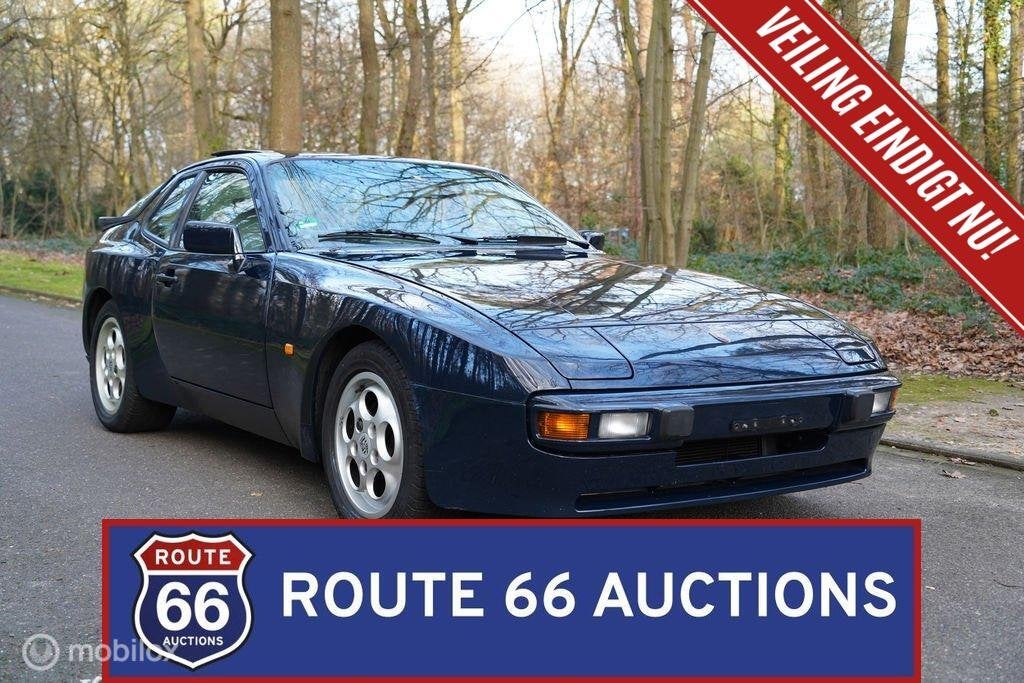 Porsche 944 S | 1987 | Route 66 Auctions, Auto's, Zwart, Bedrijf, Overige carrosserie, Porsche