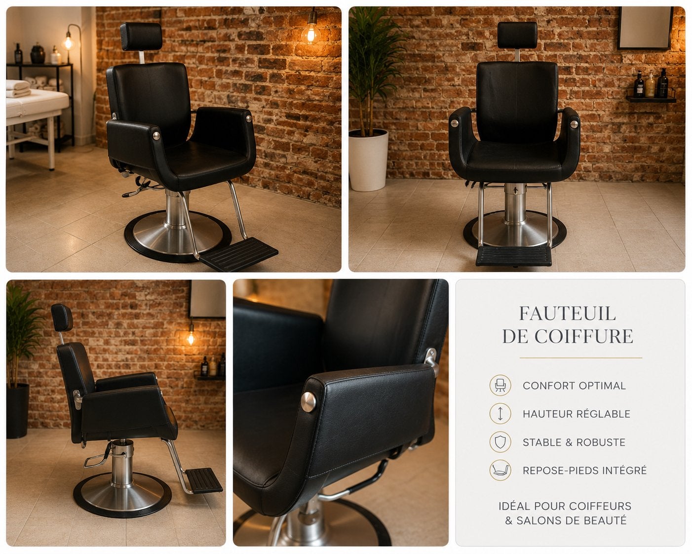 Table massage et chaise coiffure, Ophalen