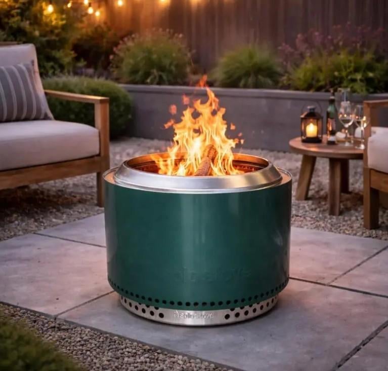 Solo Stove vuurkorf groen Yukon 2.0, Tuin en Terras, Ophalen of Verzenden, Nieuw, Vuurkorf