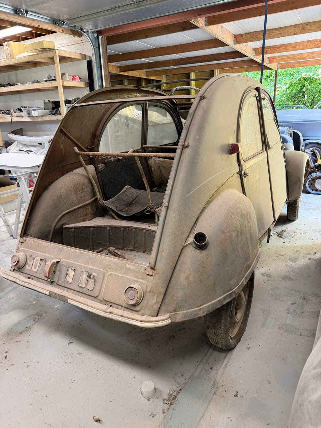 1953 Citroen 2CV 2PK type A + onderdelen, foto 4