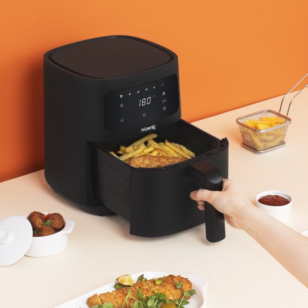 Friteuse à air H.Koenig FRY840 (4 L) - 70€, Electroménager, Enlèvement ou Envoi, Comme neuf, Friteuse à air, 1500 grammes ou plus