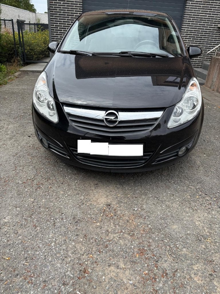Opel Corsa 1.2i benzine met keuring, Stof, Zwart, LED verlichting, Zwart
