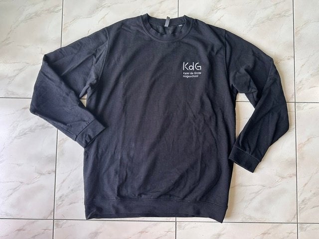 Sweater KDG Hogeschool maat XL (y0092), Zwart, Kdg, Maat 56/58 (XL), Ophalen of Verzenden
