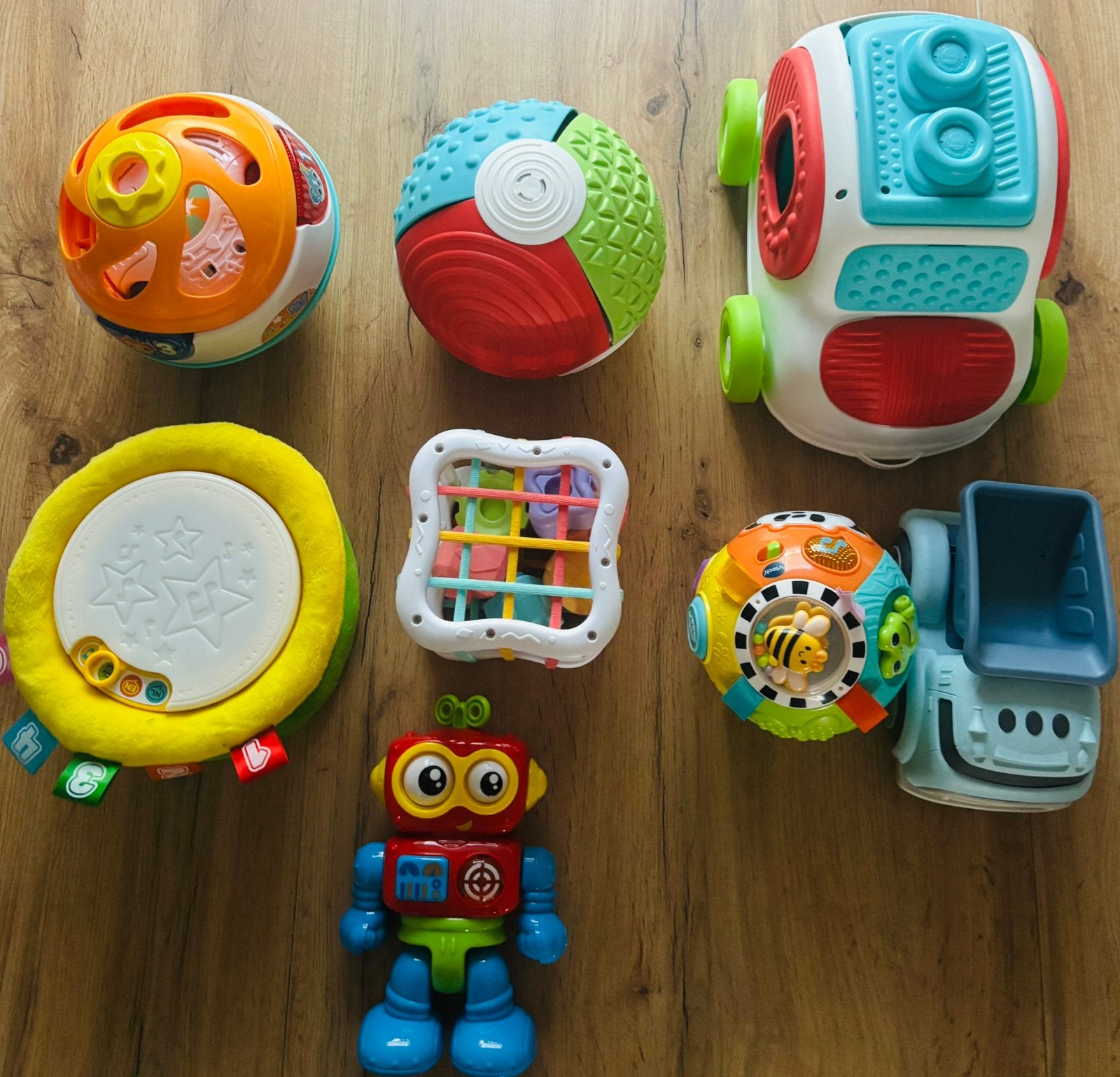 Baby/peuterspeelgoed + loopwagen, Enlèvement, Comme neuf, À roulettes