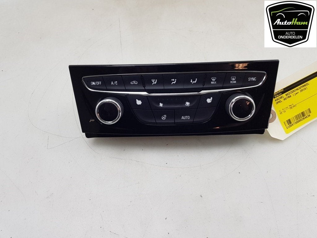 PANNEAU DE COMMANDE CHAUFFAGE CLIMATISATION Opel Astra K, Opel, Utilisé, Lisa.Scalzo@aptiv.com, Aptiv PLC