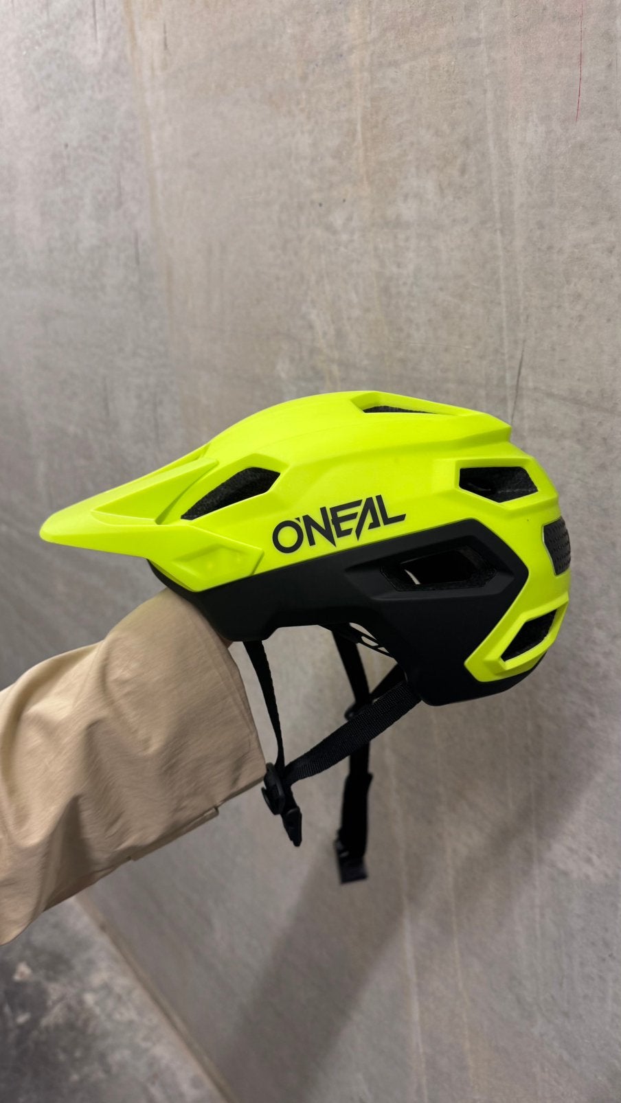 O'NEAL Trailfinder L/XL MTB-helm - Fluo geel/zwart, Ophalen of Verzenden, Zo goed als nieuw, L