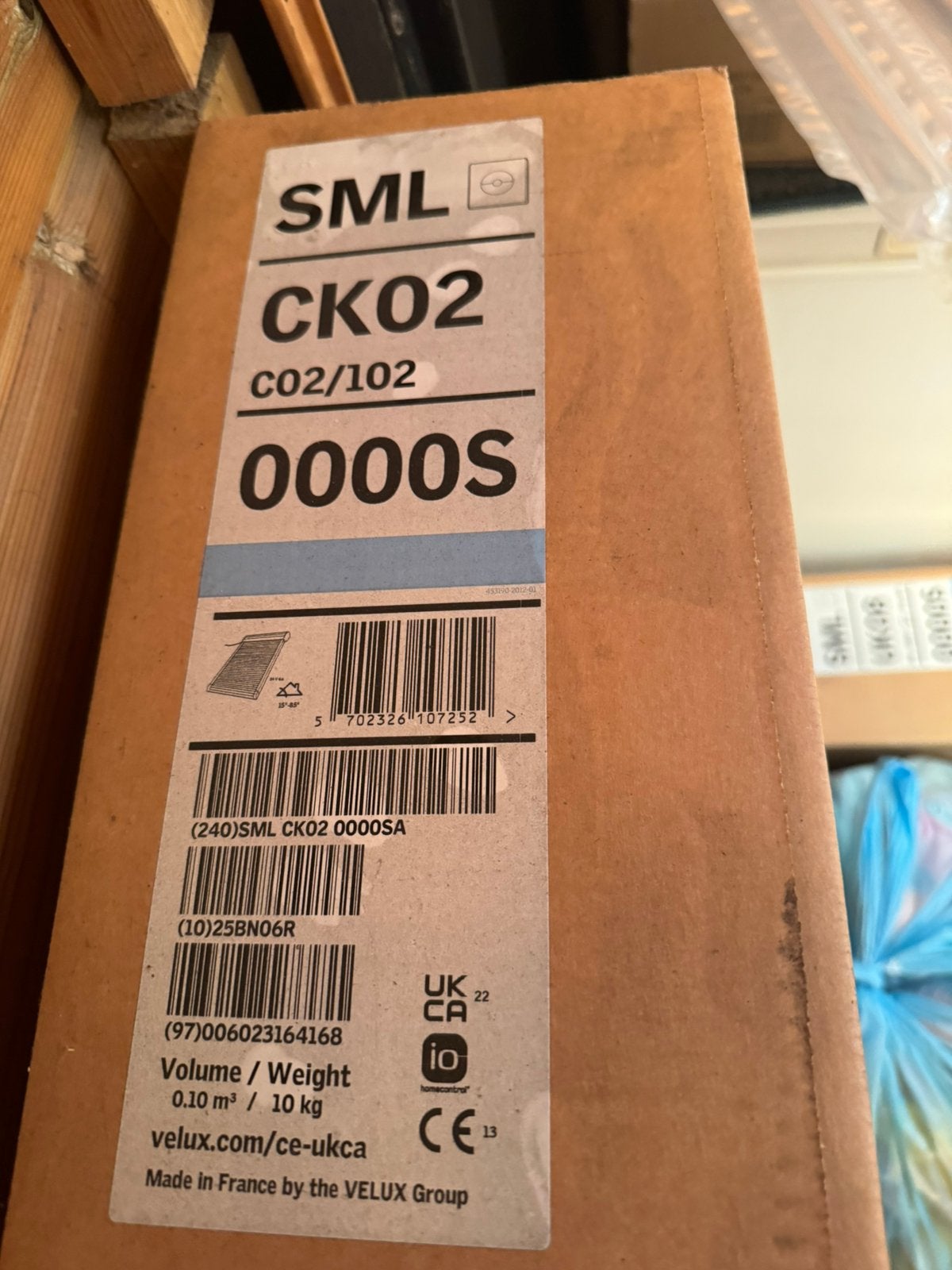 VELUX elektrisch rolluik SML CK02 0000S, Ophalen, Nieuw