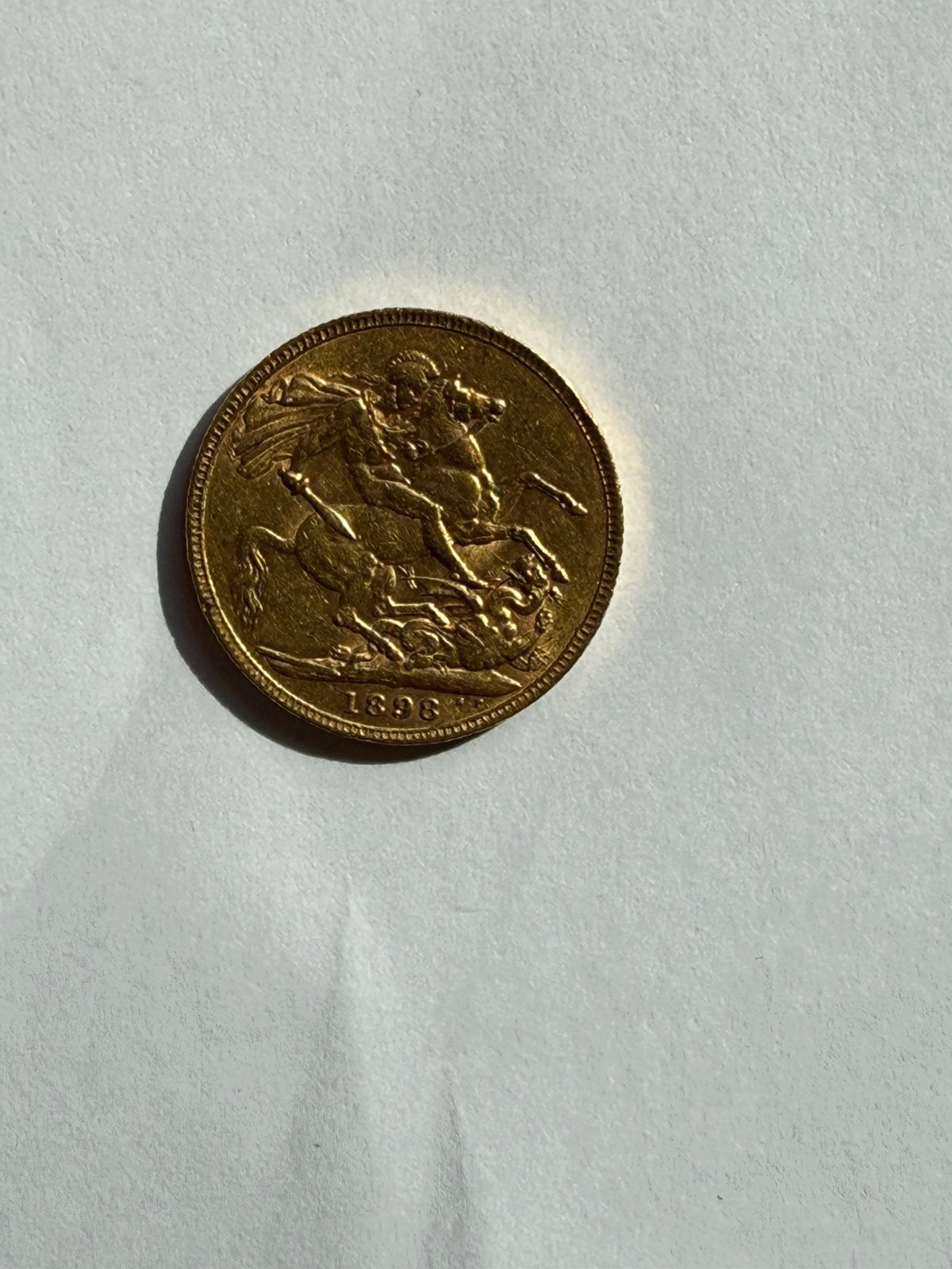 Gouden Sovereign 1898 – Queen Victoria – 22 karaat, Ophalen, Goud