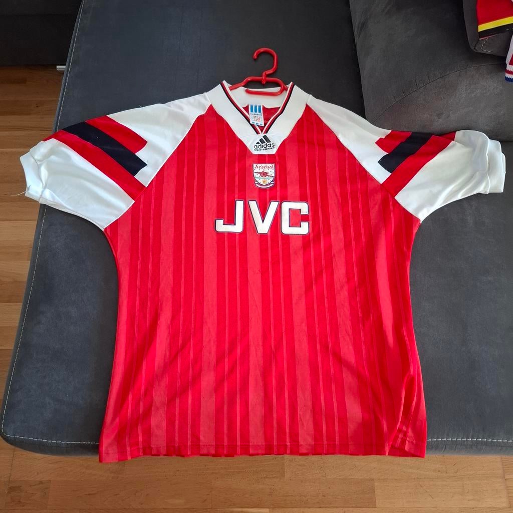 Maillot de football Arsenal 92', Sports & Fitness, Football, Taille XL, Enlèvement ou Envoi, Utilisé, Maillot