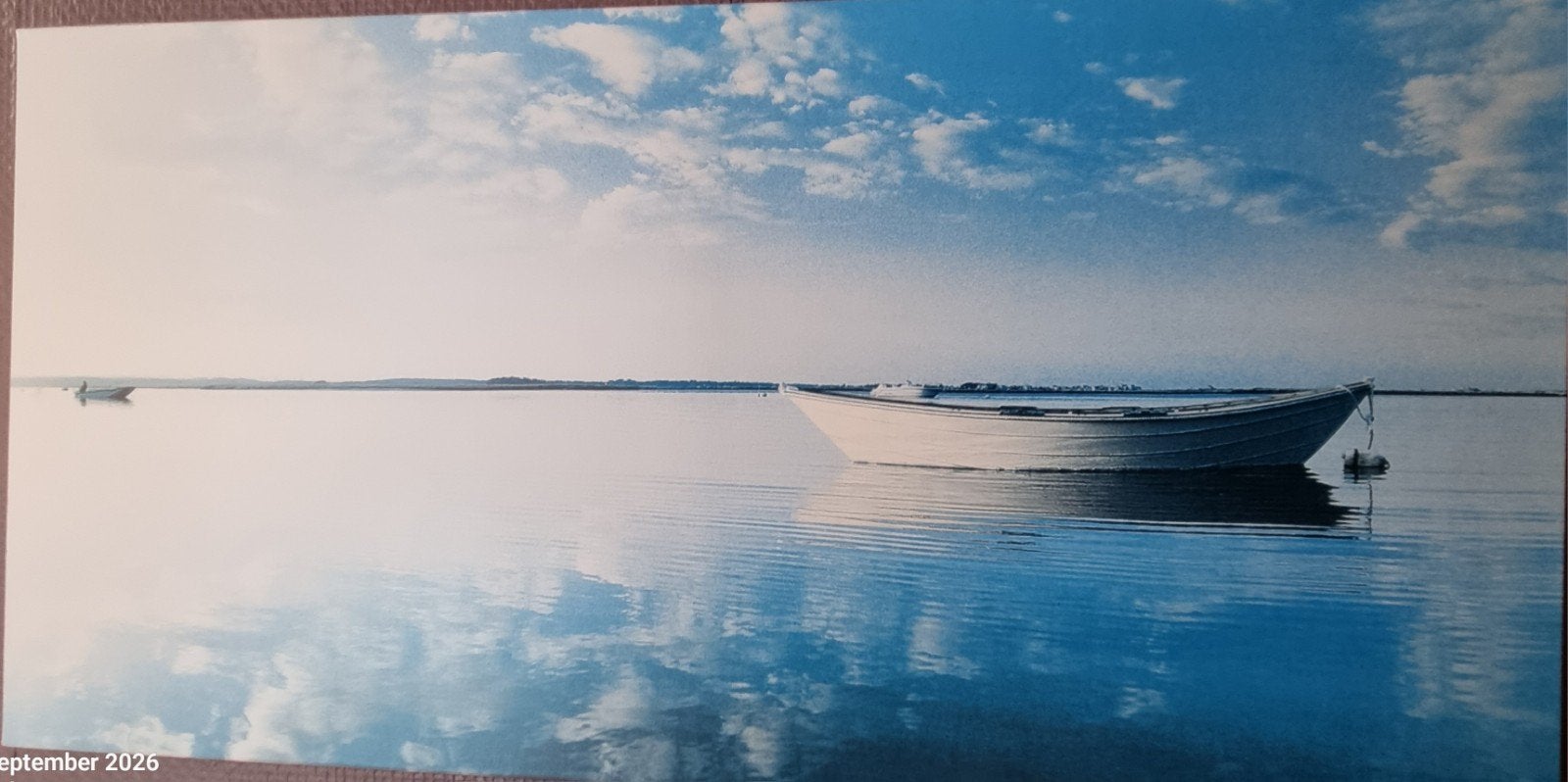 Toile bateau sur l'eau, Enlèvement