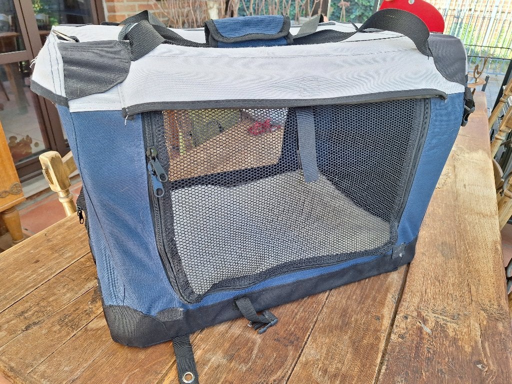 Flamingo hondenbench - reisbench hond  60x42x42 cm, Dieren en Toebehoren, Ophalen, Gebruikt