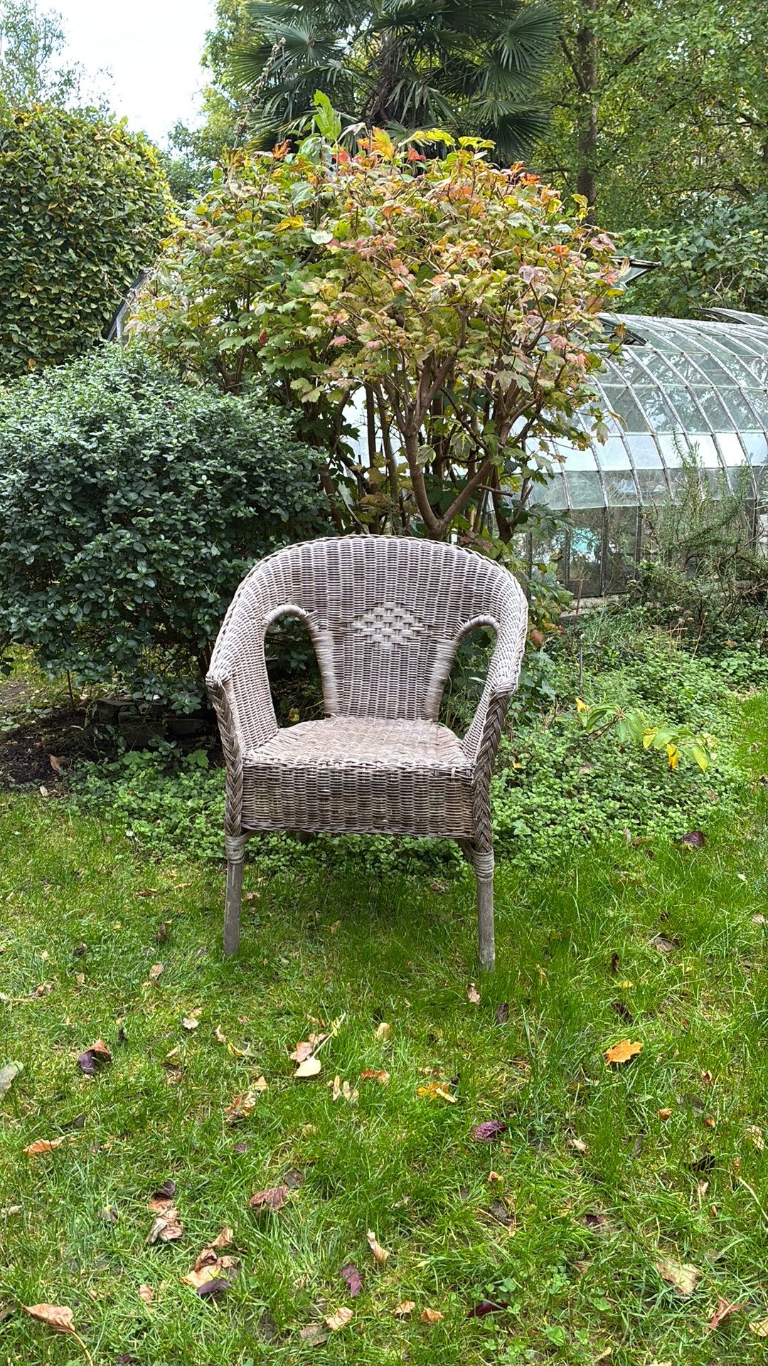 Fauteuil osier, Jardin & Terrasse, Enlèvement, Utilisé, Osier