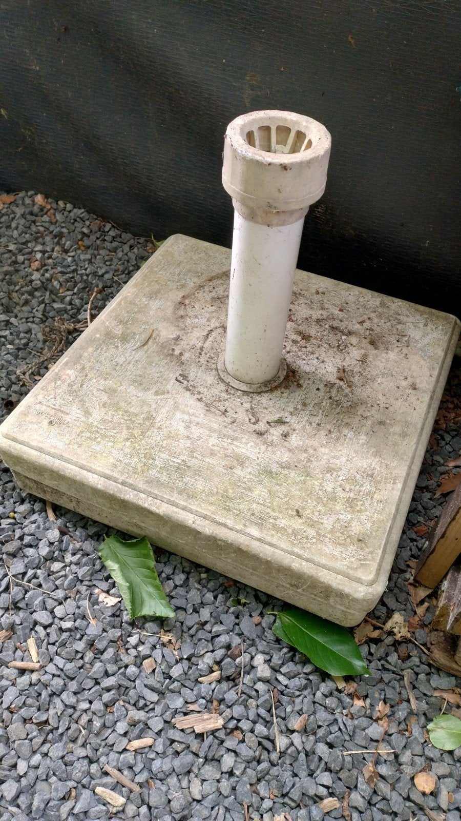 Parasolvoet beton, Tuin en Terras, Ophalen, Parasolvoet