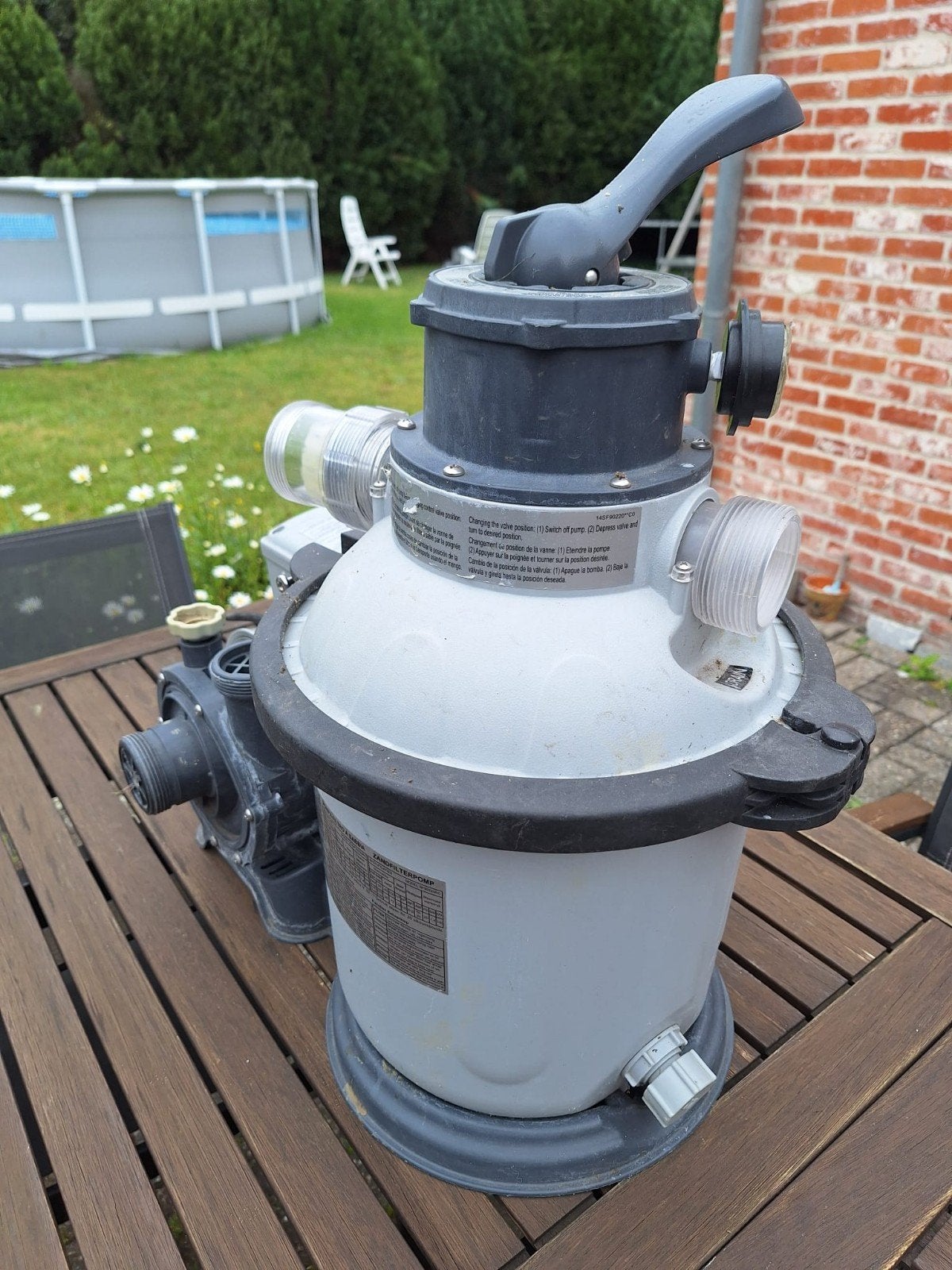 zandfilterpomp sf90220rc, Ophalen, Gebruikt, Zwembadpomp