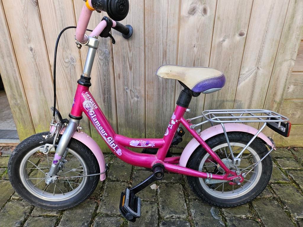 Kleuter fiets roze meisje glamour, Fietsen en Brommers, Fietsen | Kinderfietsjes, Ophalen
