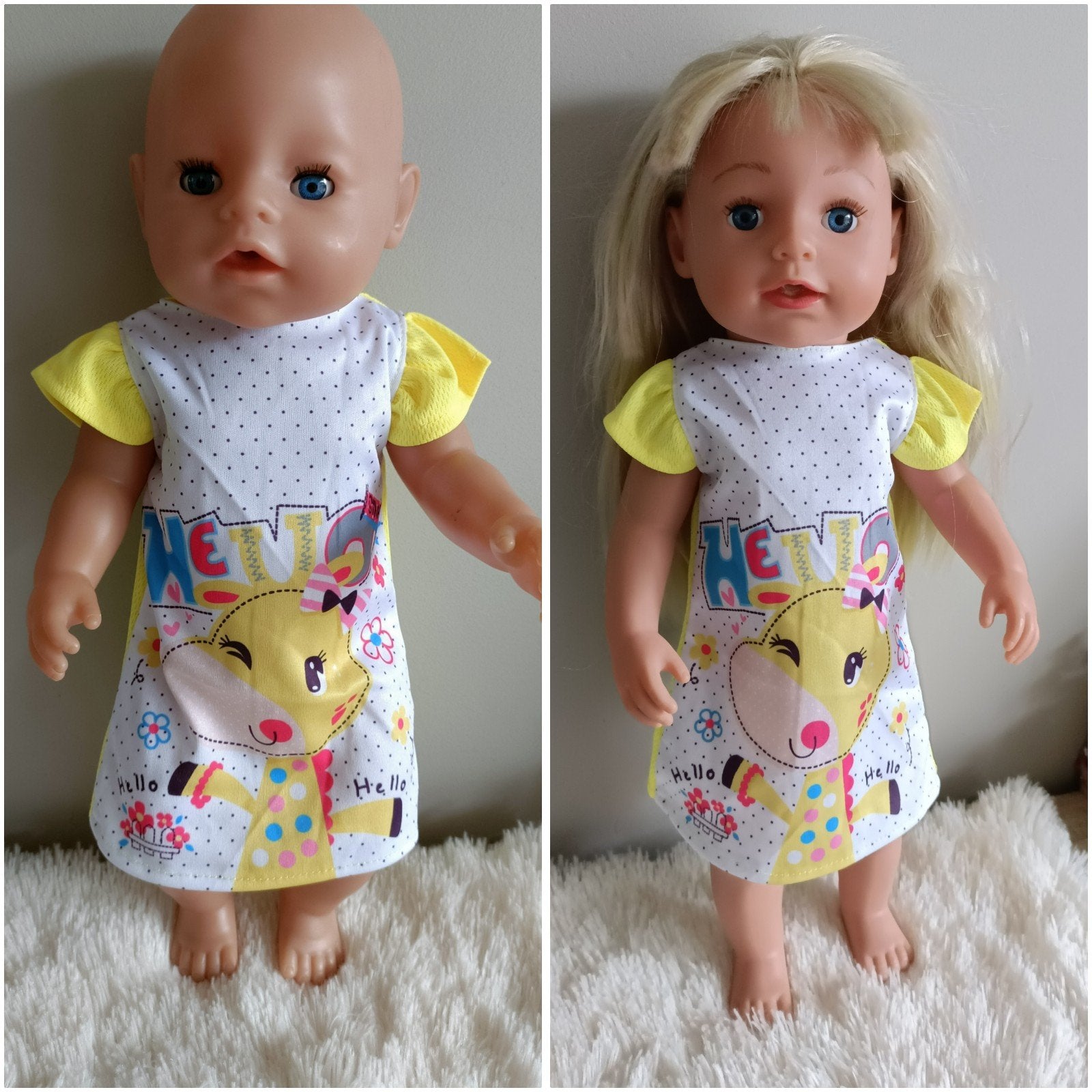 splinternieuwe jurk voor baby Born 40-43cm , lees verder, Ophalen of Verzenden, Nieuw, Babypop