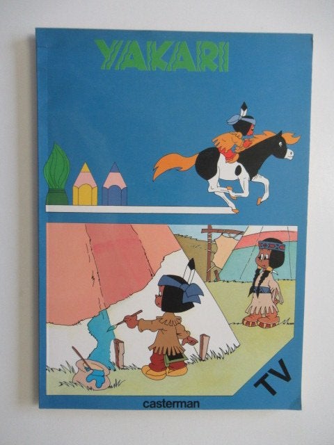 kleurboek van yakari.......( 1987 ), Livres, Enlèvement ou Envoi, Comme neuf